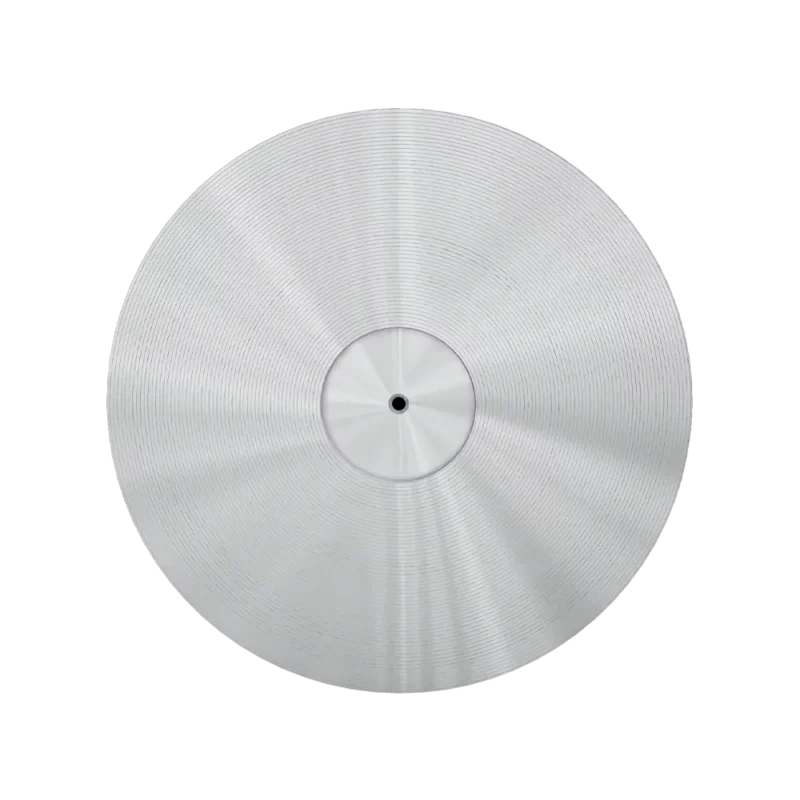 Aluminum Lapping Disc with grooves for retaining lapping slurry